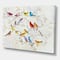 Designart - Multi-Color Bird on Tree - Modern Farmhouse Canvas Art